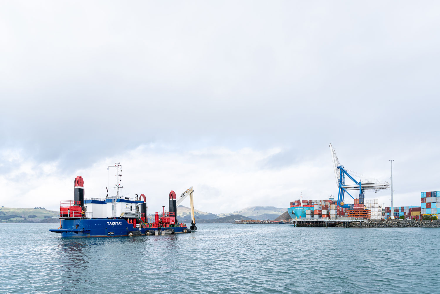 ship in port harbour